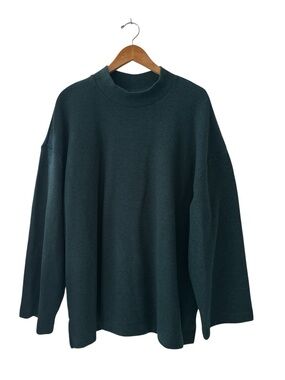 Old Navy Dark Teal Cozy Mock Neck Tunic Sweater NEW sz 3X